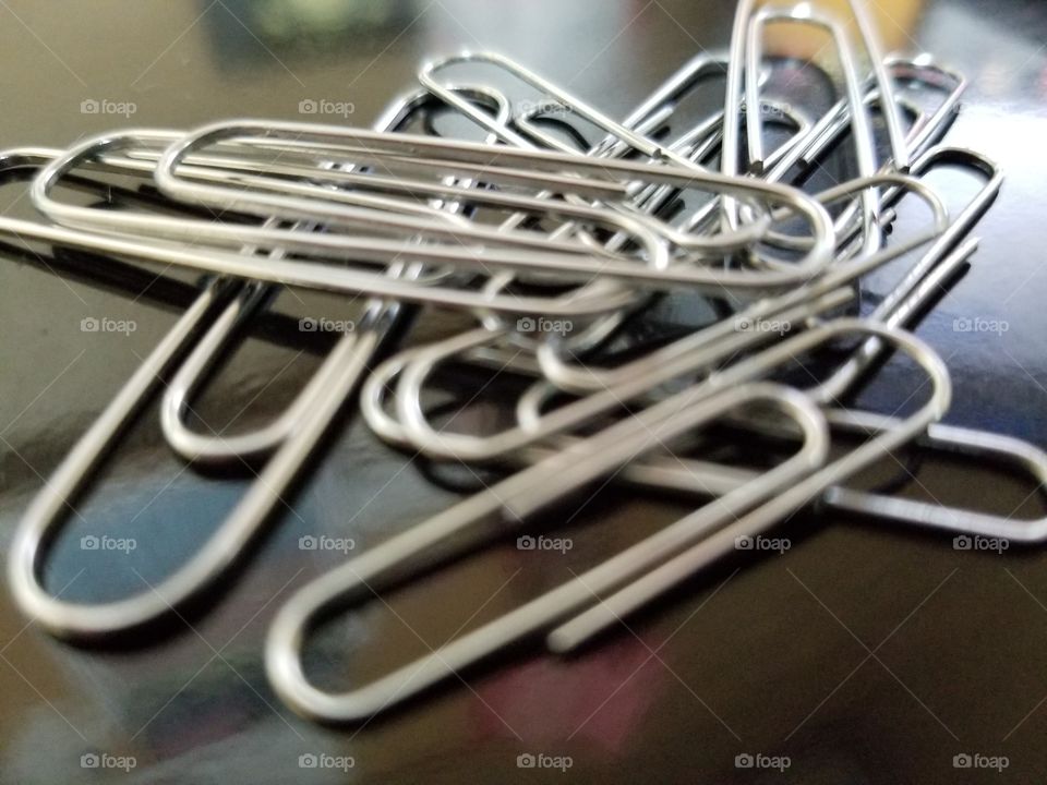 Bundle of paper clips