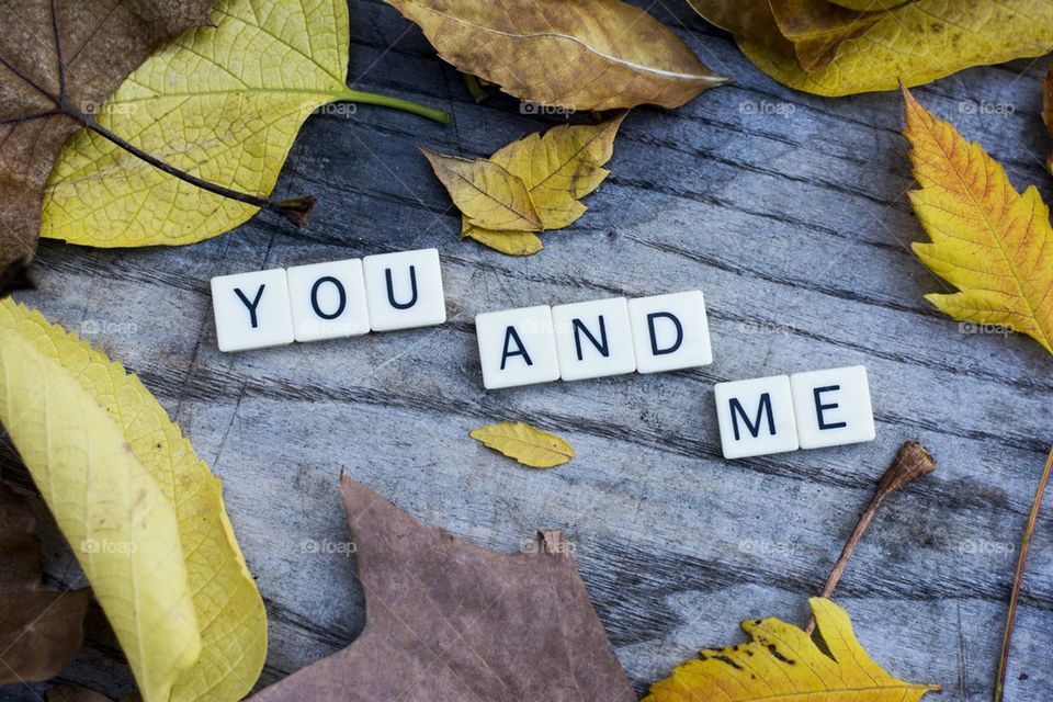 you and me letters