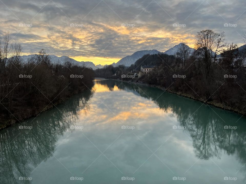 The border between Germany and Austria 