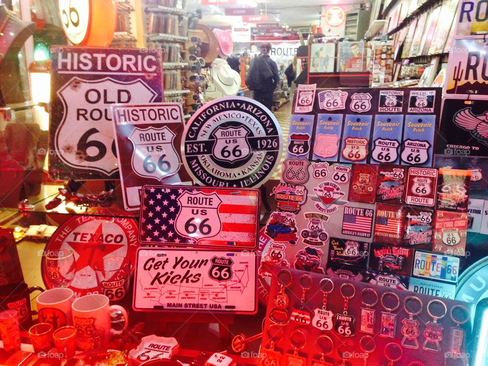 Beautiful gift shop on the route 66