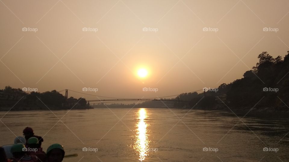 Rishikesh Ganga Sunset