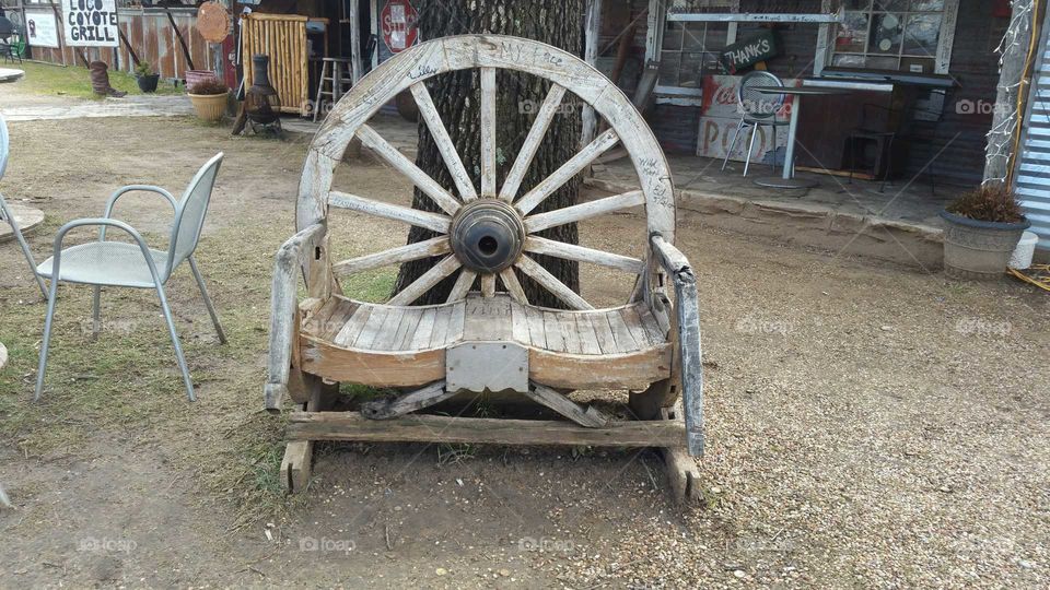 Wagon wheel Chair