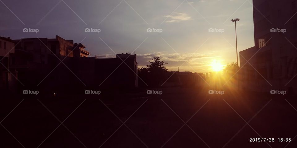 #sunset #india #photo #sun #dj_ing_abhay