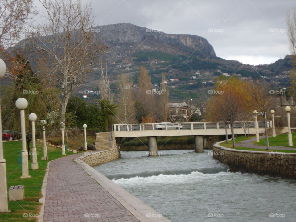 The Bridge, the Mountain and the River in the City of Solin