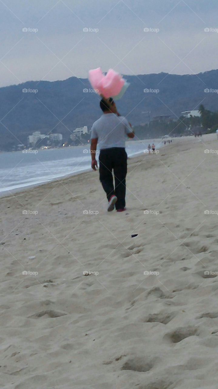 Cotton Candy on the beach