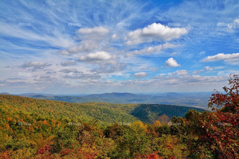 The mountains in Autumn