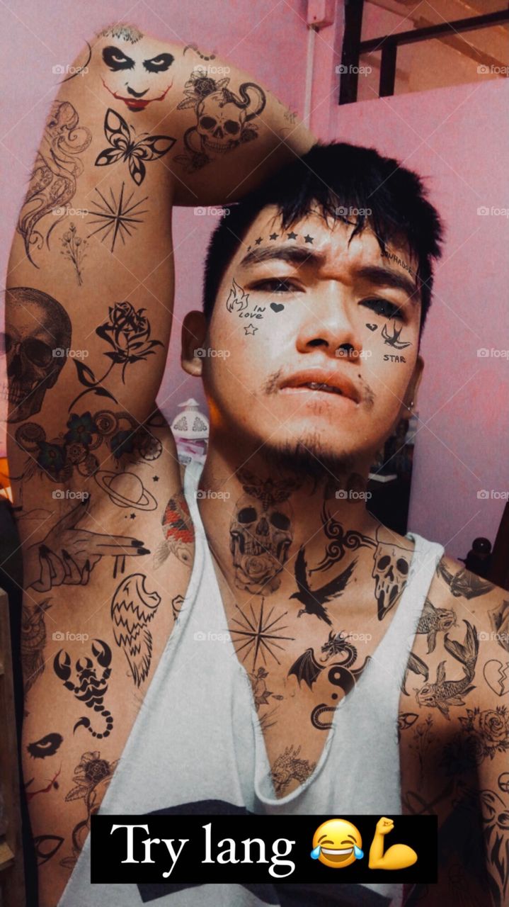 Me with tattoo, what can you say?