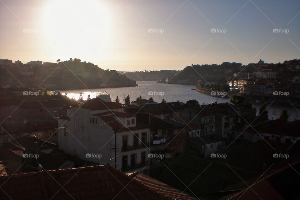 Twilight at Porto. Portugal