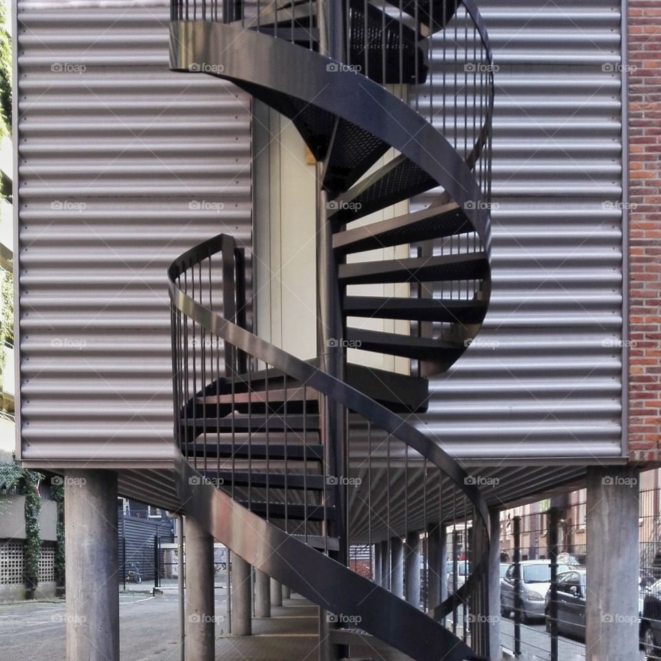 spiral way to office