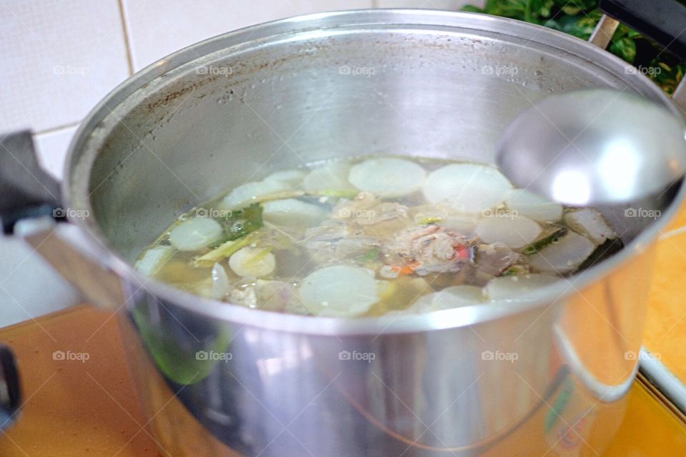 Pork and vegetable Stock 