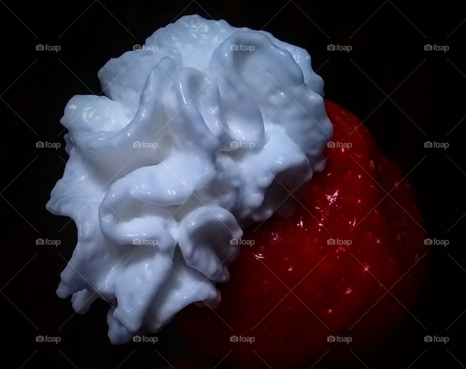 Strawberries and cream. Simplicity is delicious.