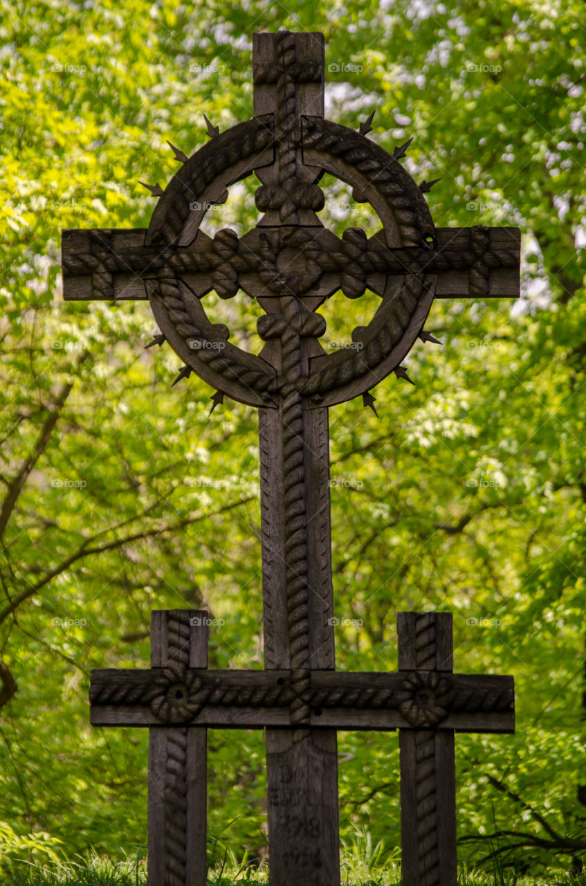wooden cross. wooden cross