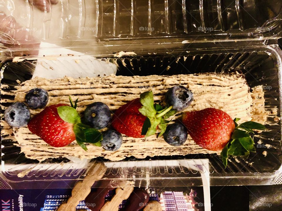 Coffee log cake 🍰