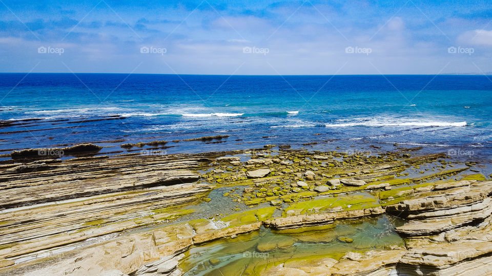 Seascape in Ciboure, France