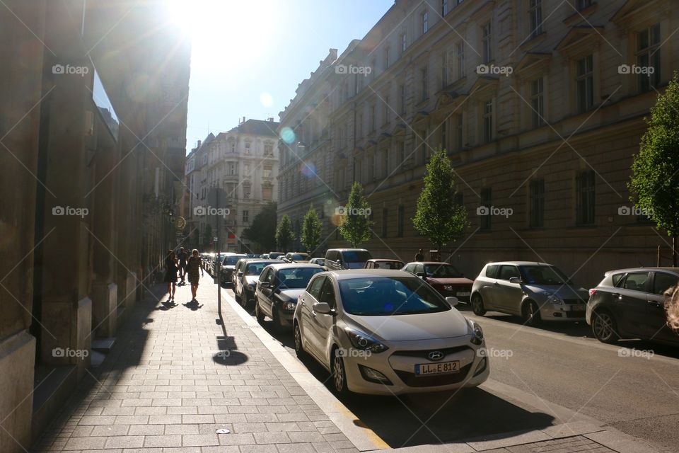 Street sun