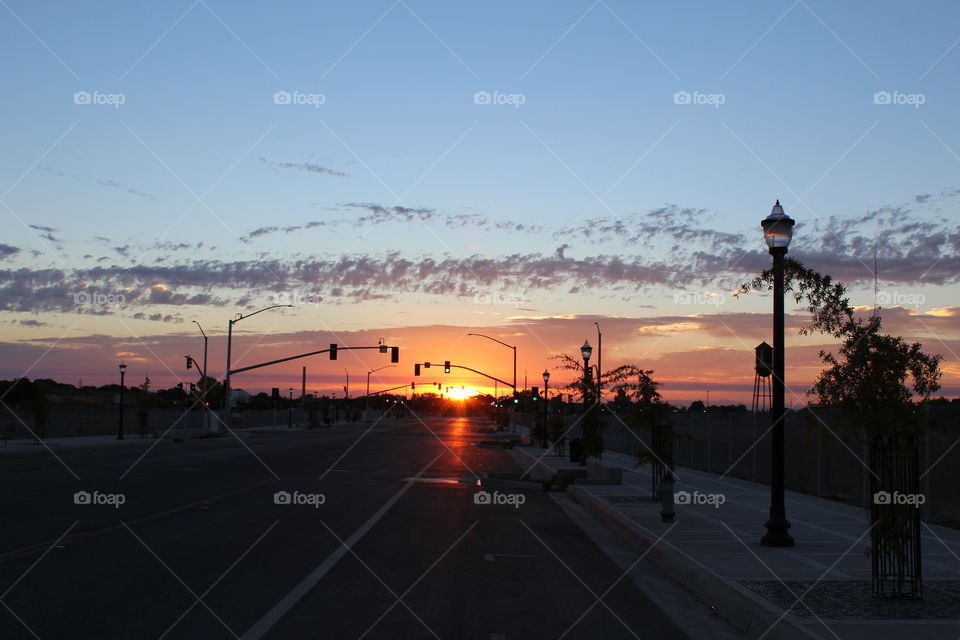 Sunset, Travel, Street, Dawn, Evening