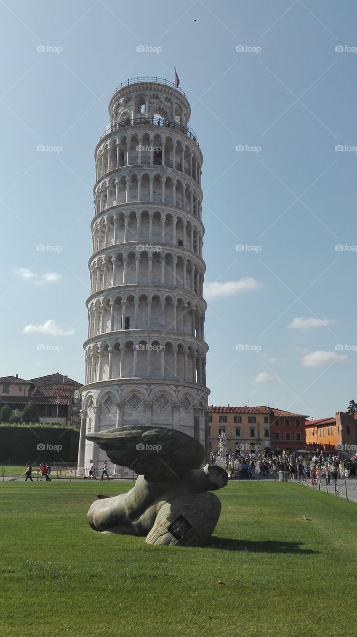 Pisa Pendant Tower Artistic Angel