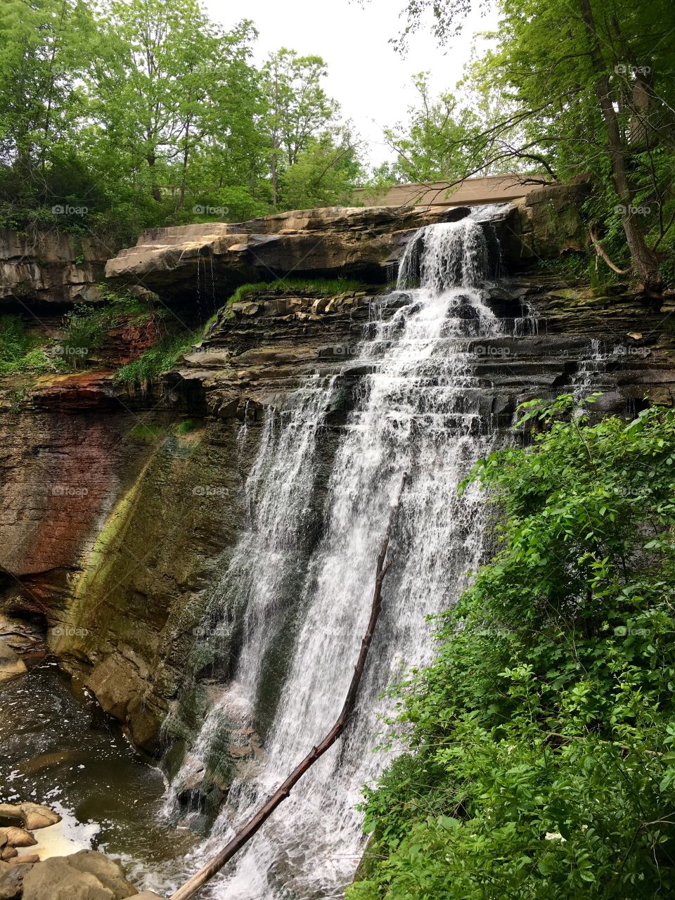 Brandywine Falls in Cuyahoga Falls Ohio 2016 