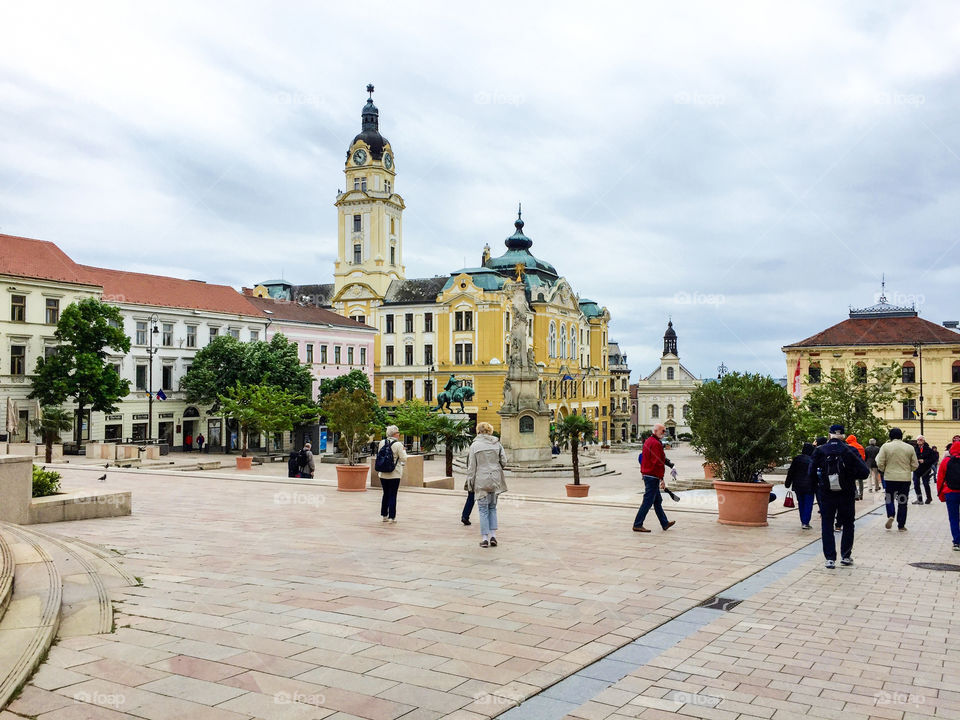 Pecs in Hungary. 