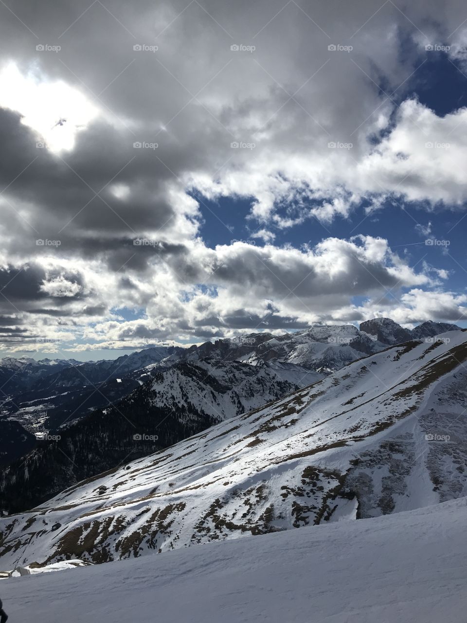Italy skiing - Canazei 
