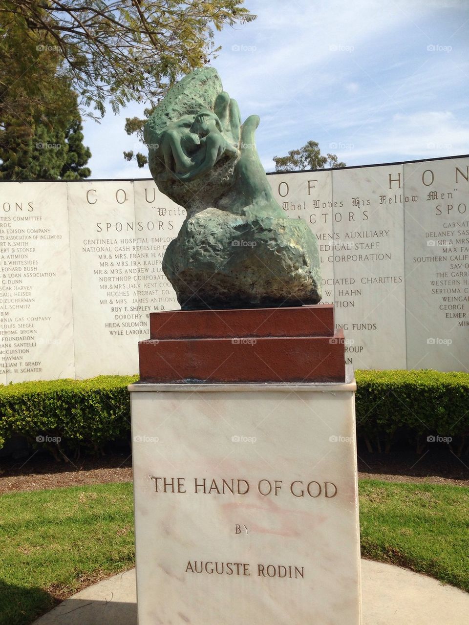 The hand God