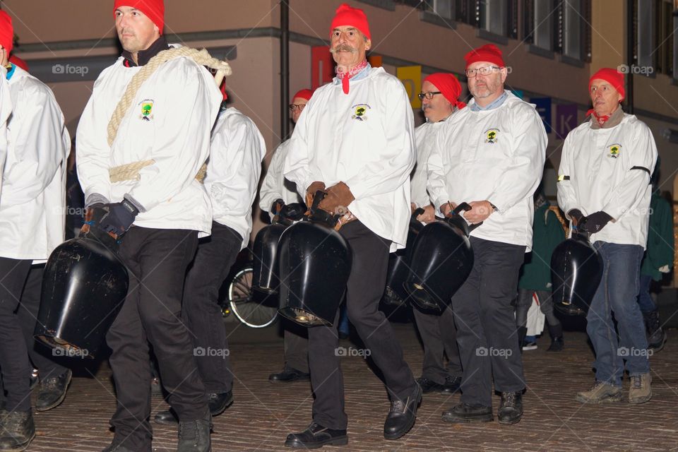 Treichler beim Klauseinzug