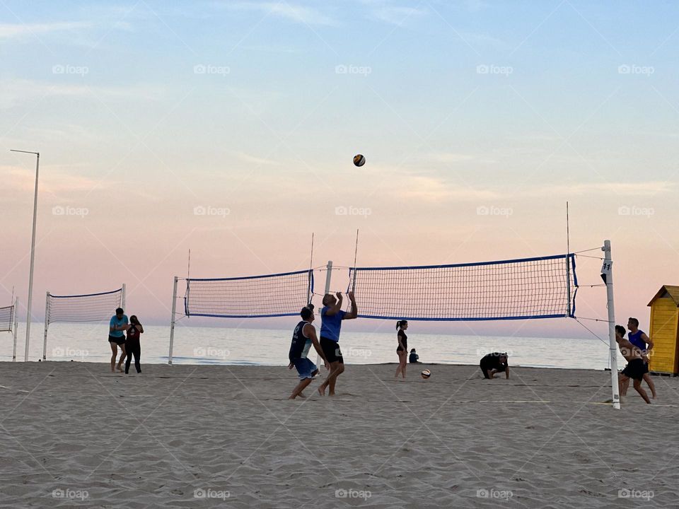 Beach#sunset#humans#sport