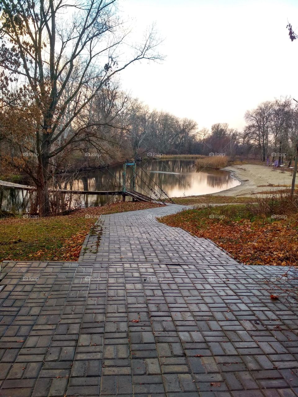 Autumn time near the river