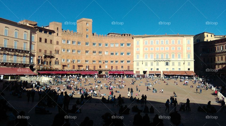 Pallio square in Sienna