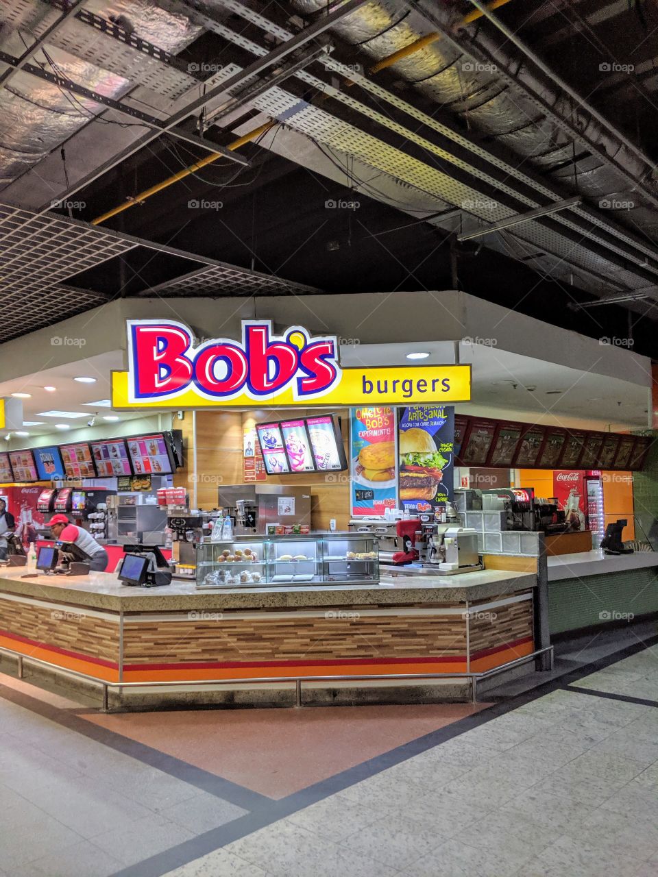Bob's burgers at the airport