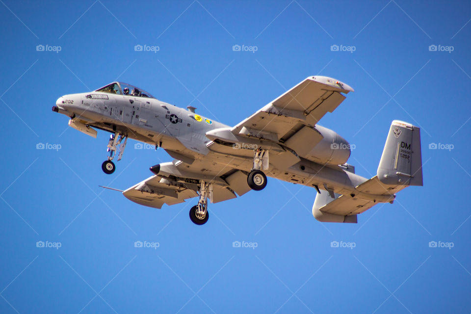 An A-10 performs at the Luke Days 2018 airshow. 