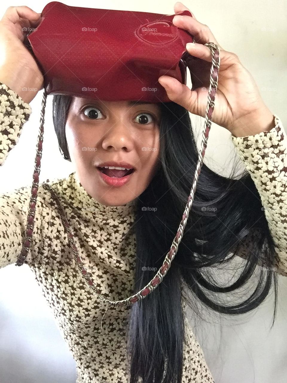 Light hearted portraits with products 