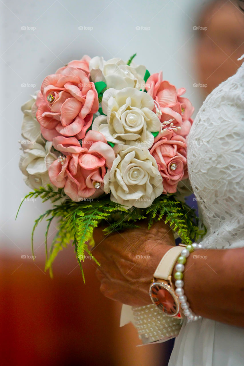 arranjo de flores para buquê de noiva