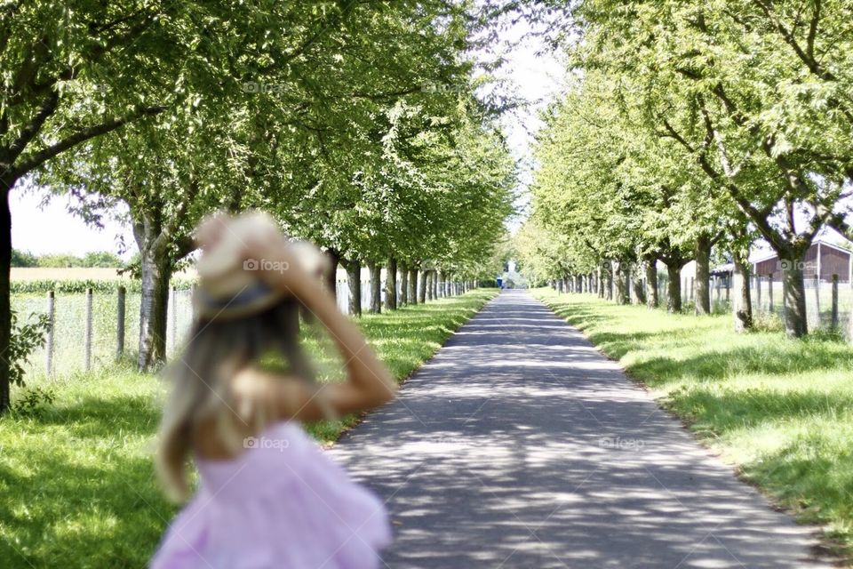 Happy woman in nature 