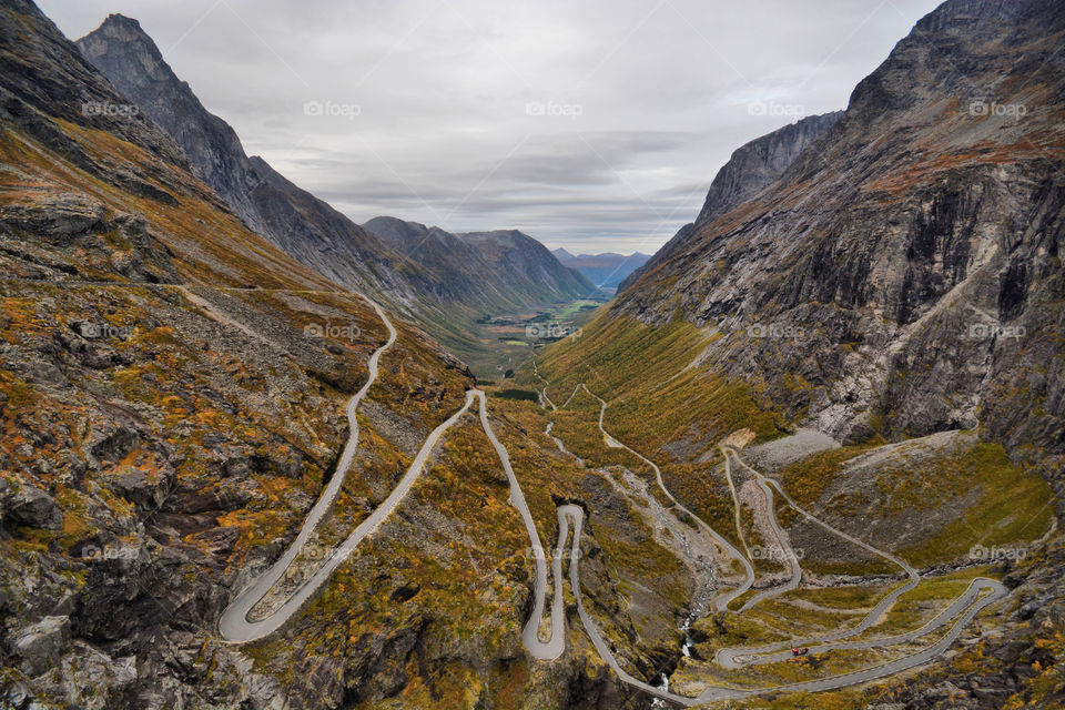 Trollstigen mountain road norway
