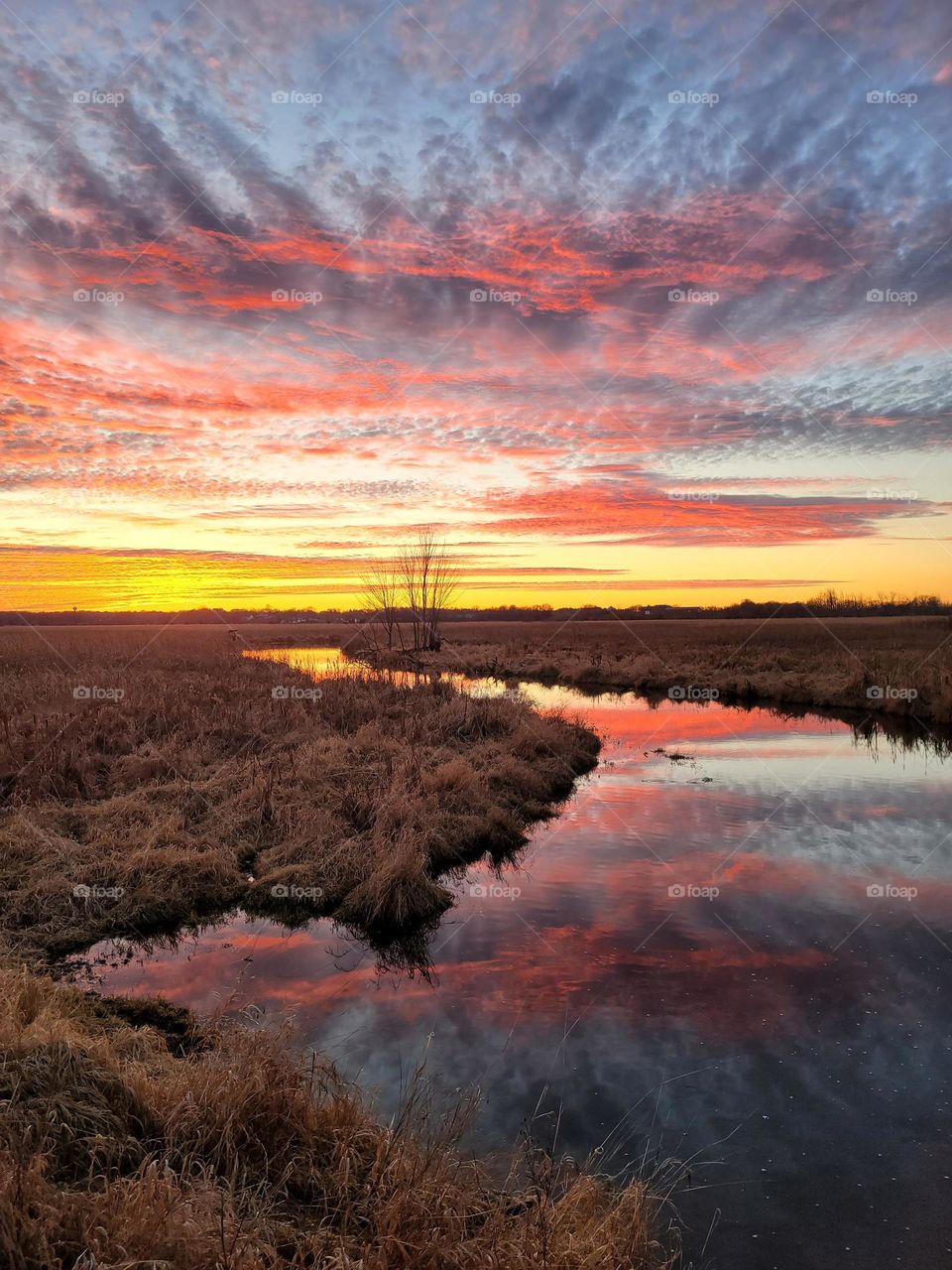 Midwest Solstice Sunset 2023