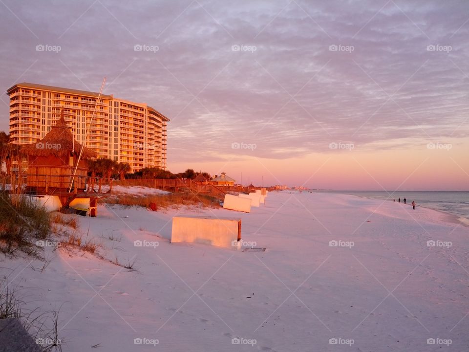 Sunset at the beach