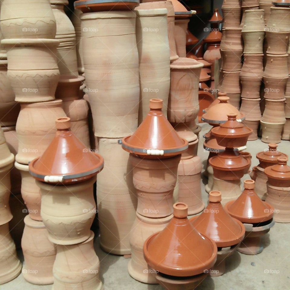 Beautiful moroccan pottery.