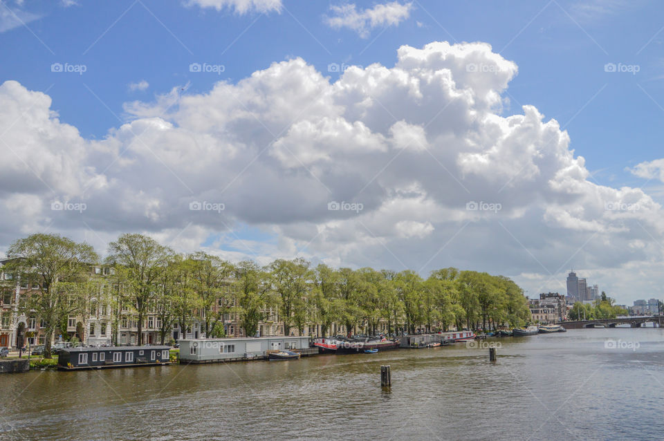 View On The River Amstel The Netherlands
