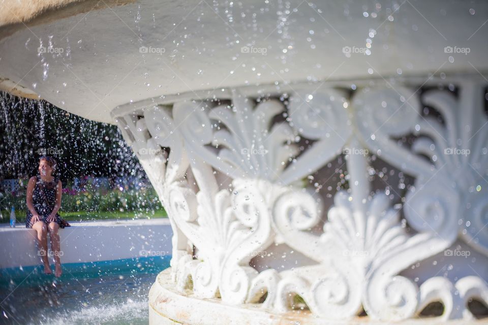 Fountain, Decoration, Architecture, Art, H2 O