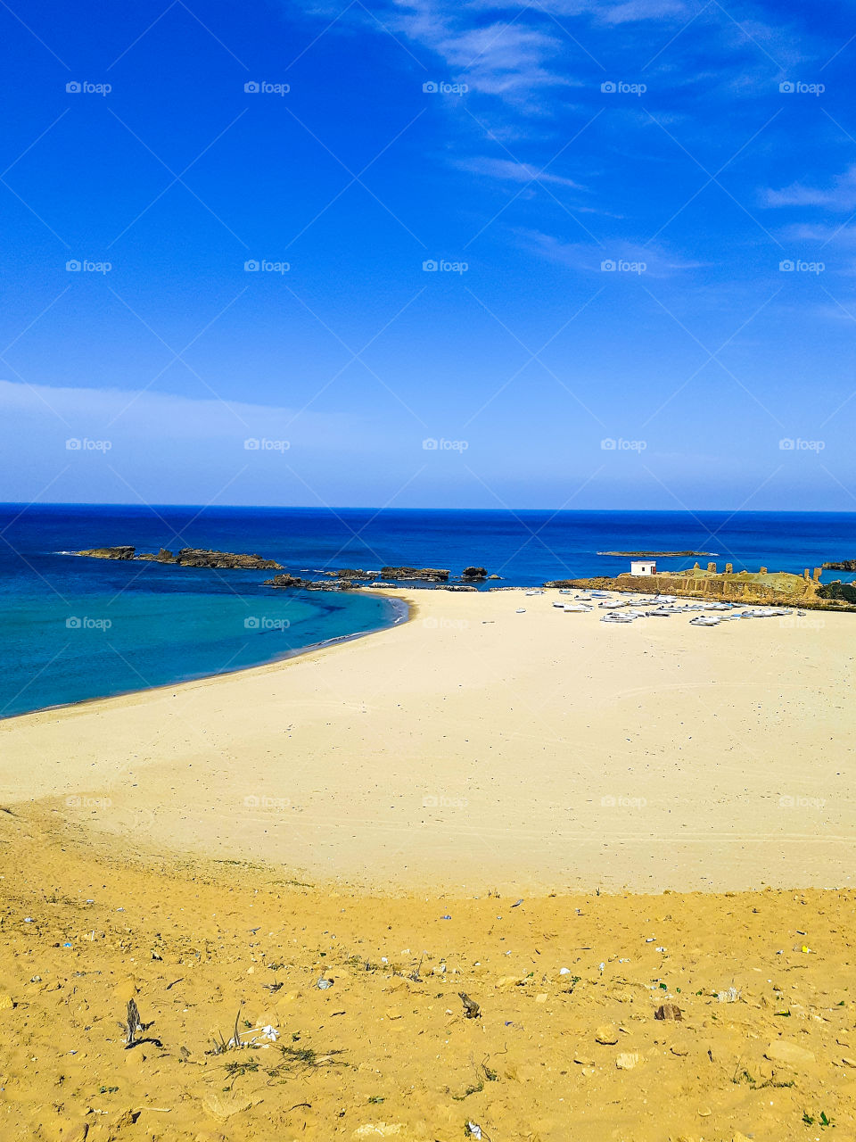El Taref beach in Algeria
