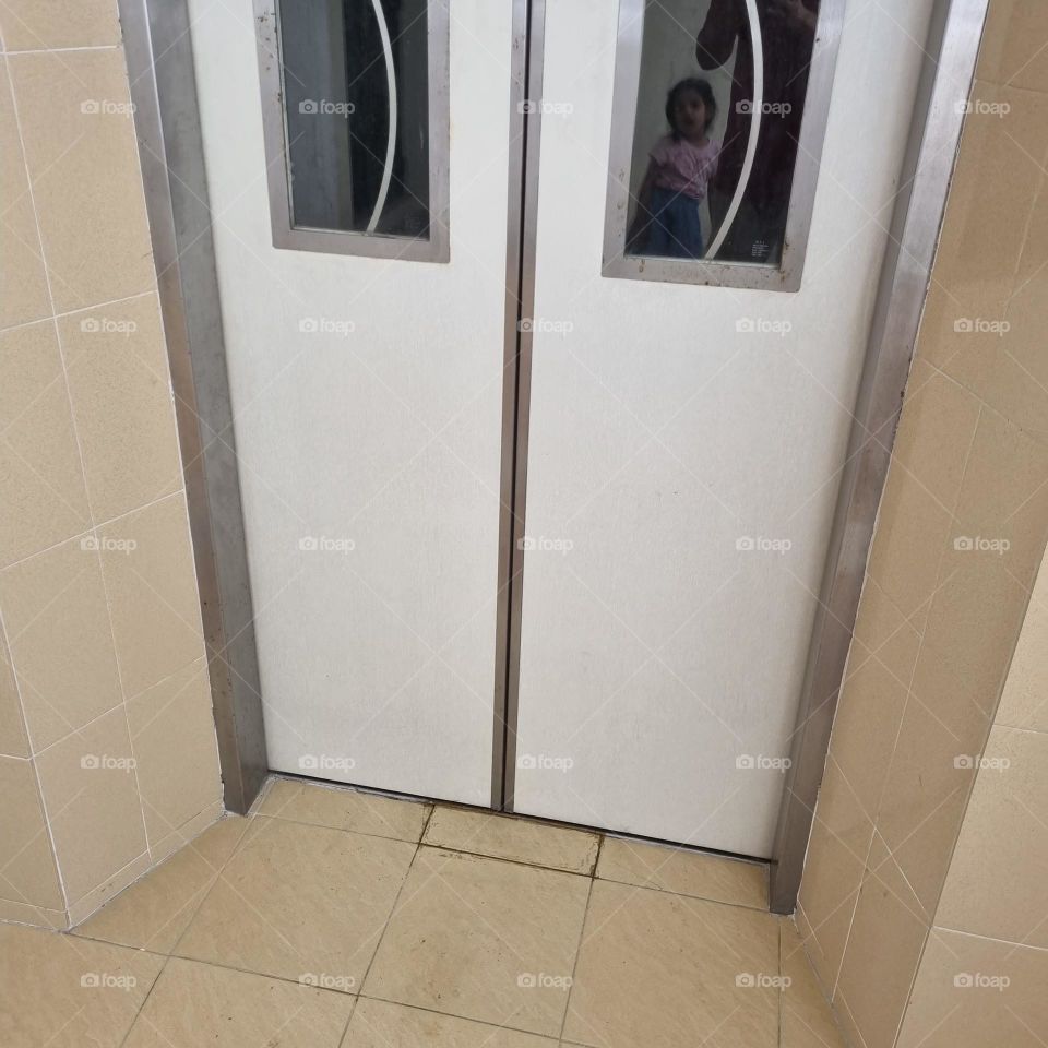 Lift Door, Pasir Ris Flat, Singapore