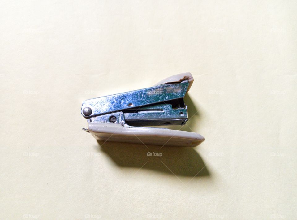 portrait a clipper on light yellow background