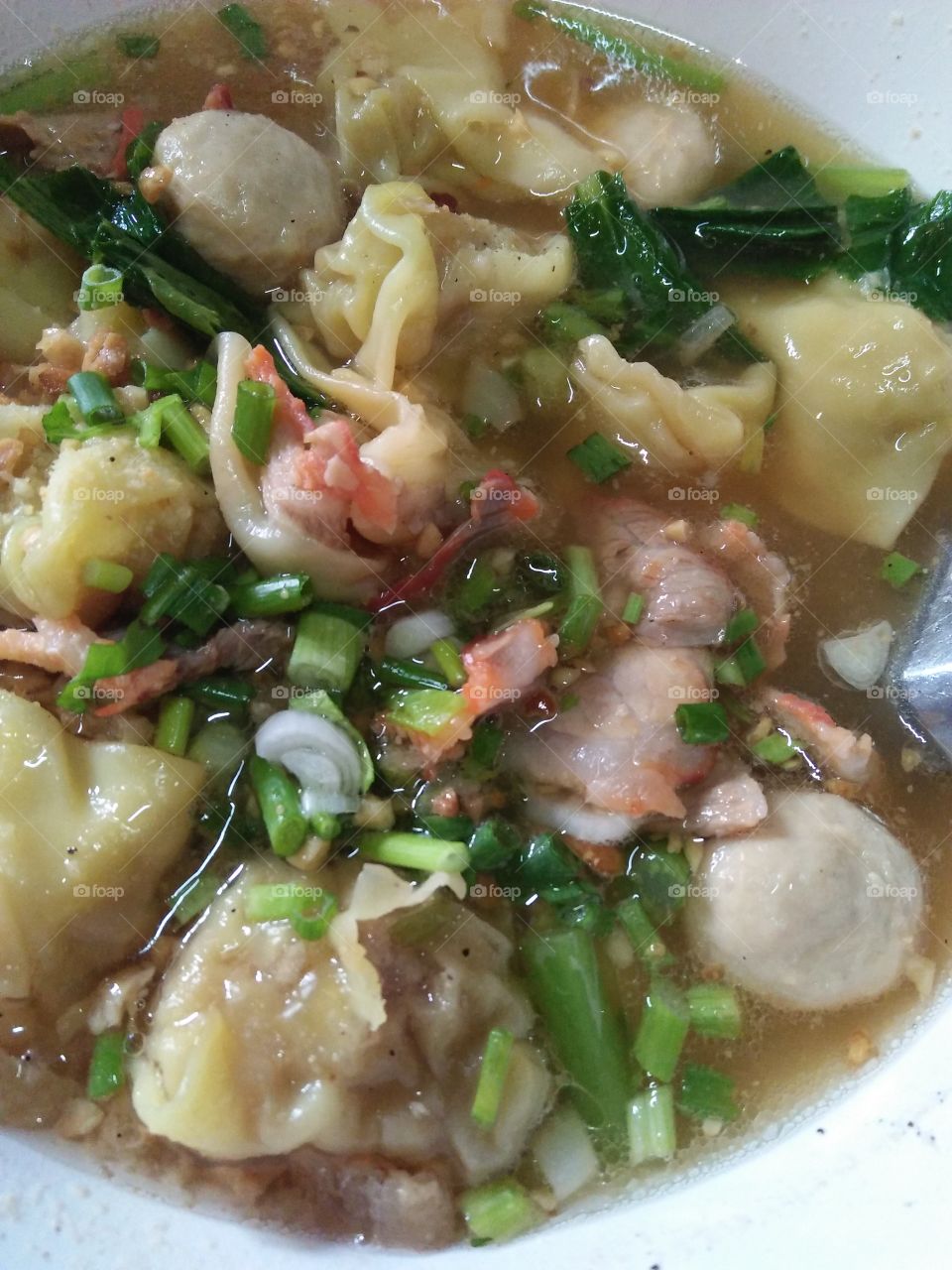 My Congee With Red Pork