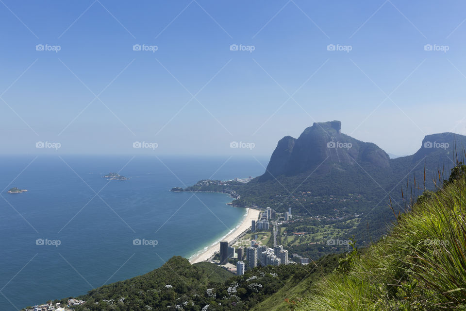 Sao Conrrado beach in Rio de Janeiro Brazil.