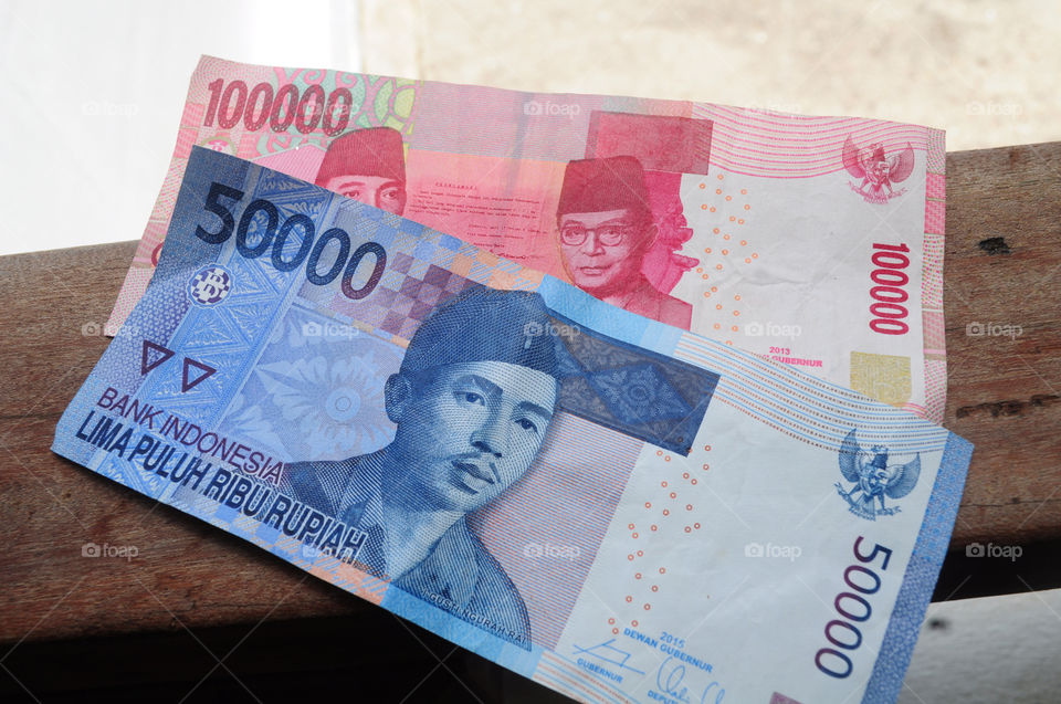 Paper Bill in Bintan Indonesia 