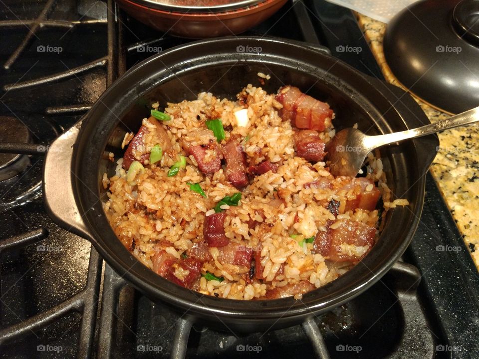 homemade pot rice