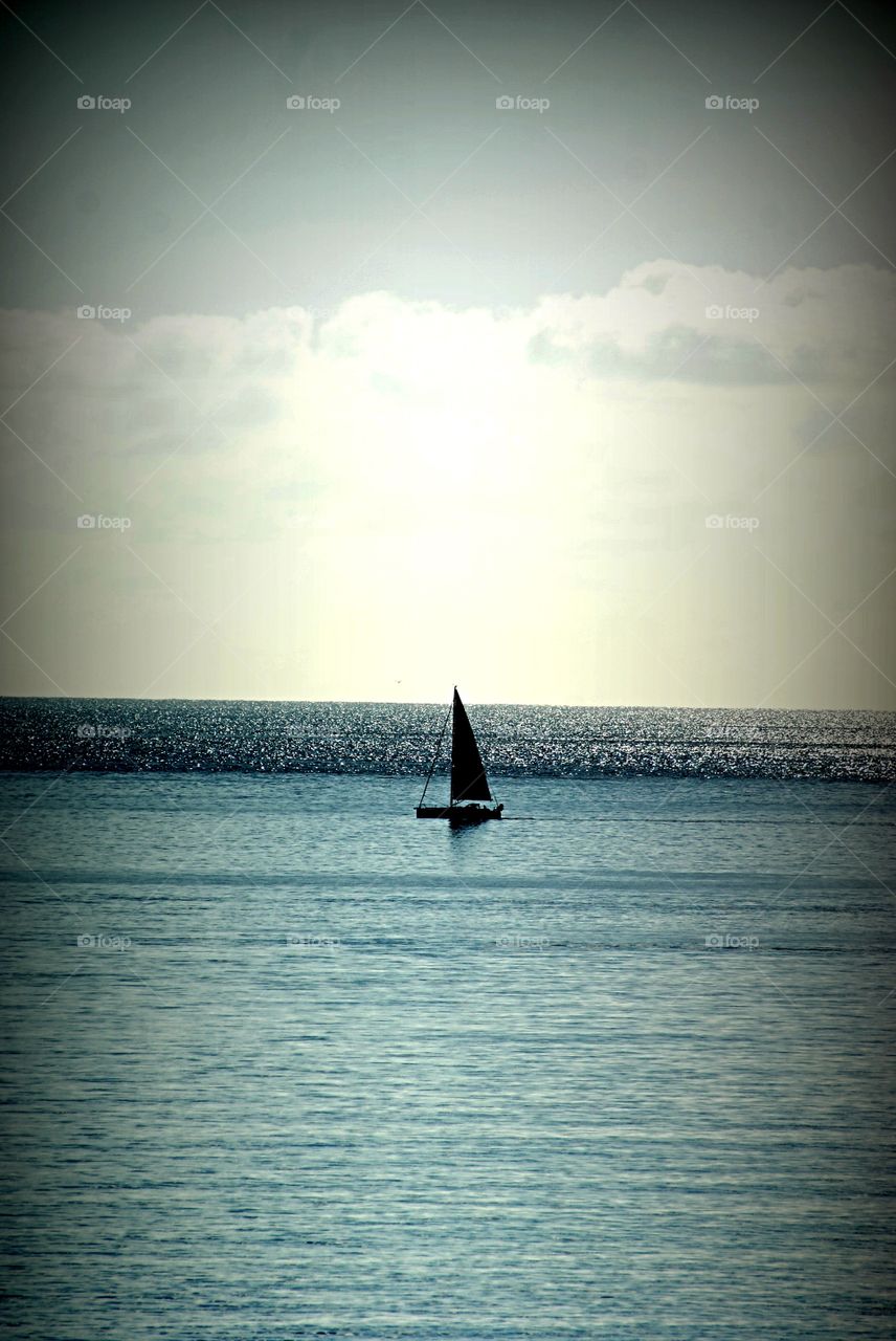 Boating day. Taken on a beach in canaries 