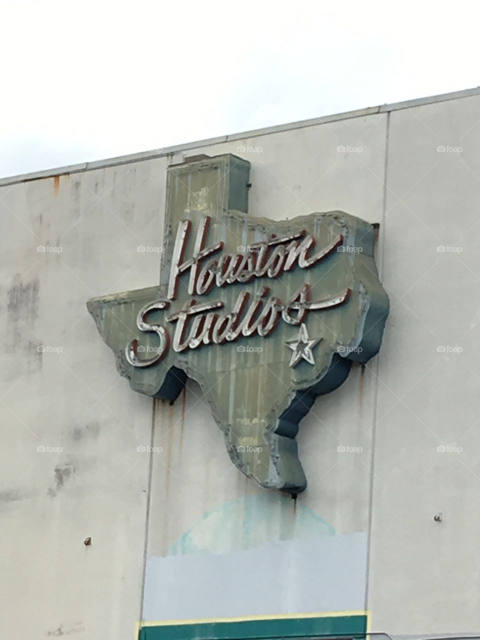 Houston Studios sign 
Old Houston film studio now rental space 
