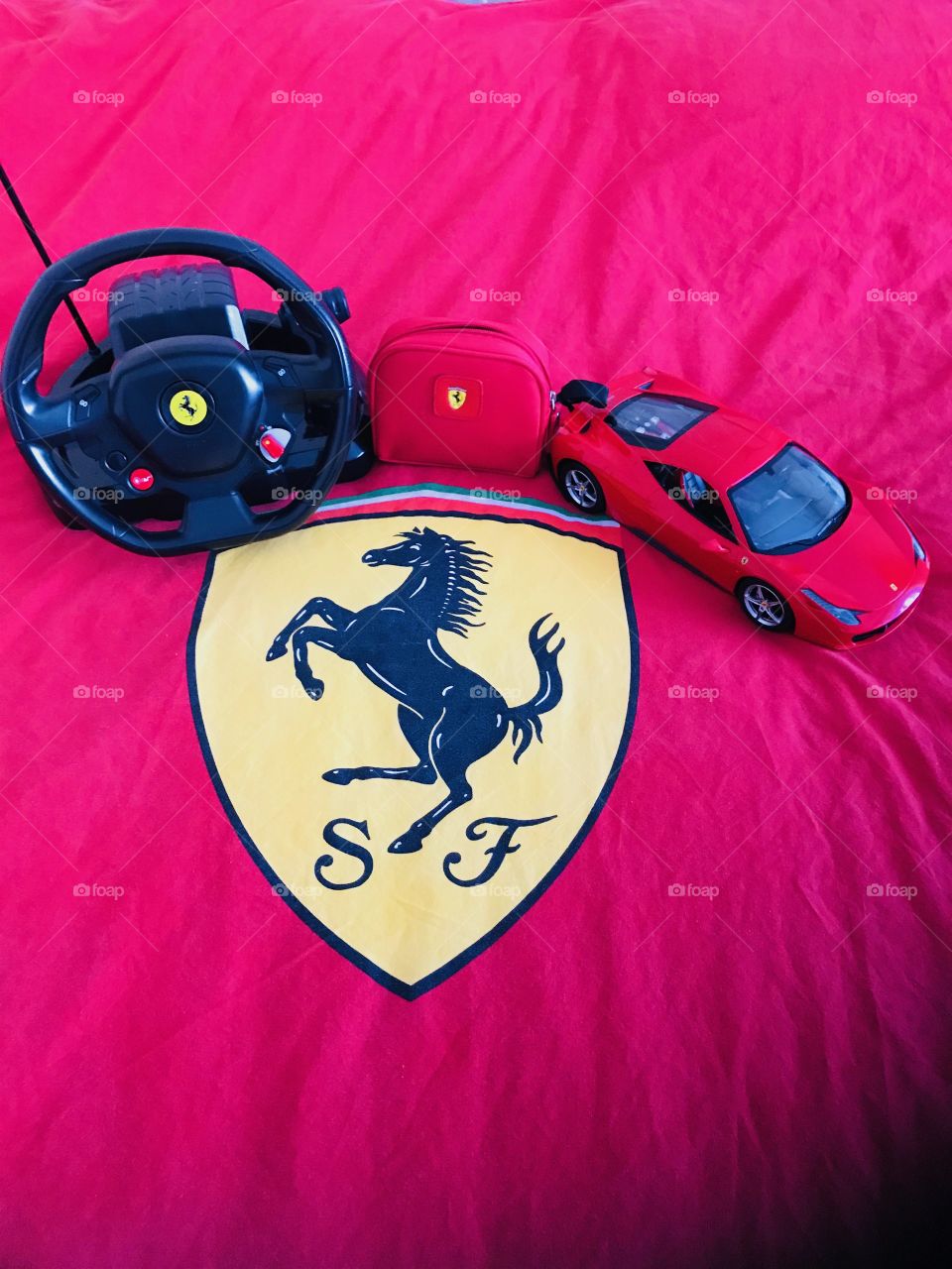 Ferrari toy and stuff